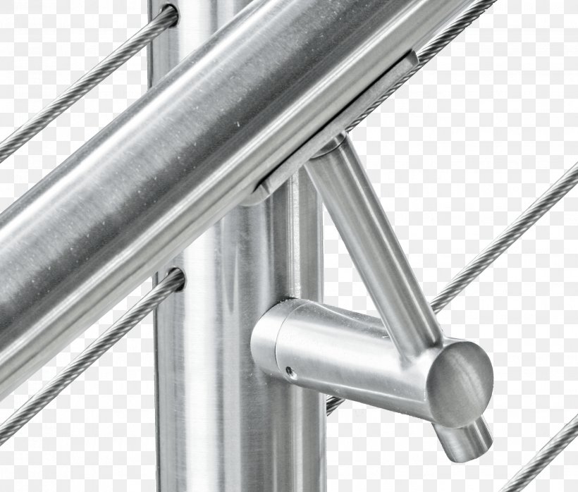 Steel Handrail Cable Railings Guard Rail Wire, PNG, 2676x2280px, Steel, Bracket, Cable Railings, Electrical Connector, Guard Rail Download Free