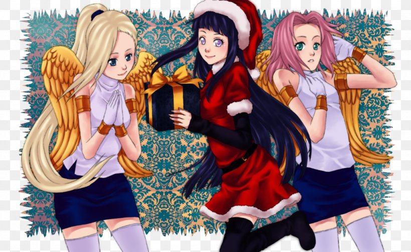 Hinata Hyuga Naruto Uzumaki Ino Yamanaka Sakura Haruno Kakashi Hatake, PNG, 1024x629px, Watercolor, Cartoon, Flower, Frame, Heart Download Free