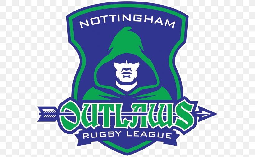 Nottingham Outlaws Nottinghamshire County Cricket Club Dewsbury Celtic Rugby League, PNG, 600x507px, Nottingham, Area, Brand, Football Team, Green Download Free