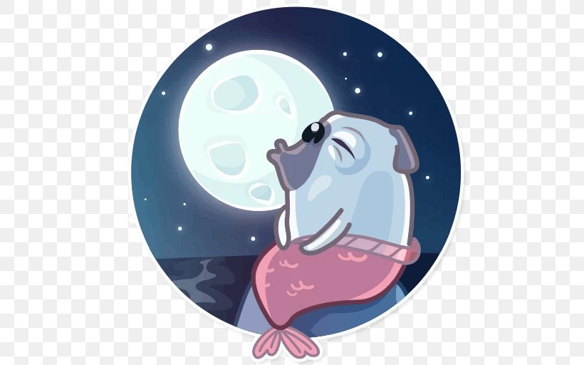 Pug Gray Wolf Sticker Mammal Snout, PNG, 512x512px, Pug, Cartoon, Fiction, Fictional Character, Gray Wolf Download Free