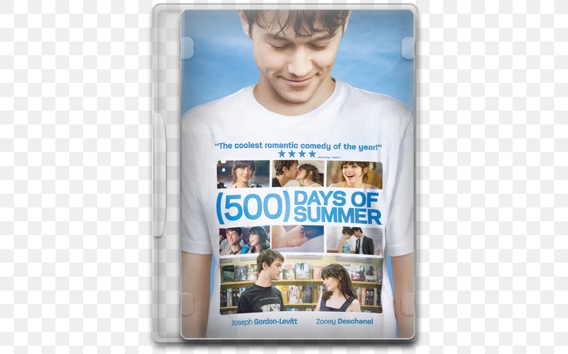 T Shirt, PNG, 512x512px, 500 Days Of Summer, Summer, Cinema, Comedy, Film Download Free