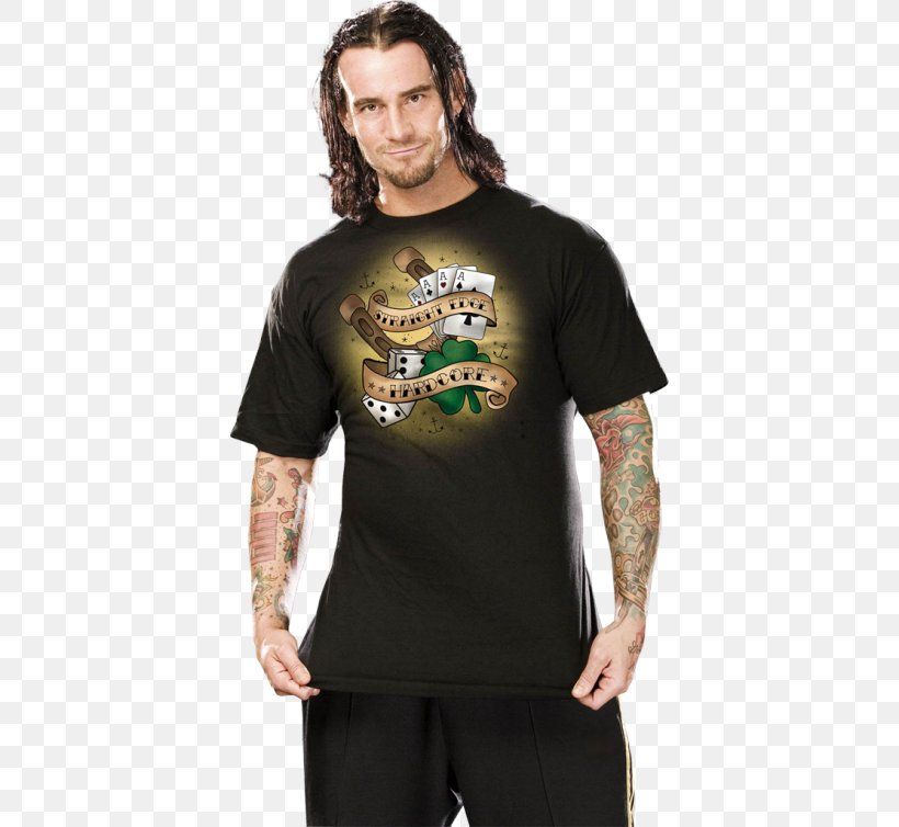 CM Punk Long-sleeved T-shirt Shoulder, PNG, 400x754px, Cm Punk, Arm, Clothing, Facial Hair, Joint Download Free