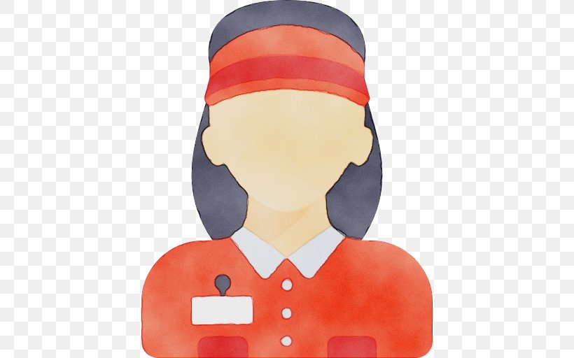 Red Cartoon Headgear Neck Animation, PNG, 512x512px, Watercolor, Animation, Cap, Cartoon, Headgear Download Free