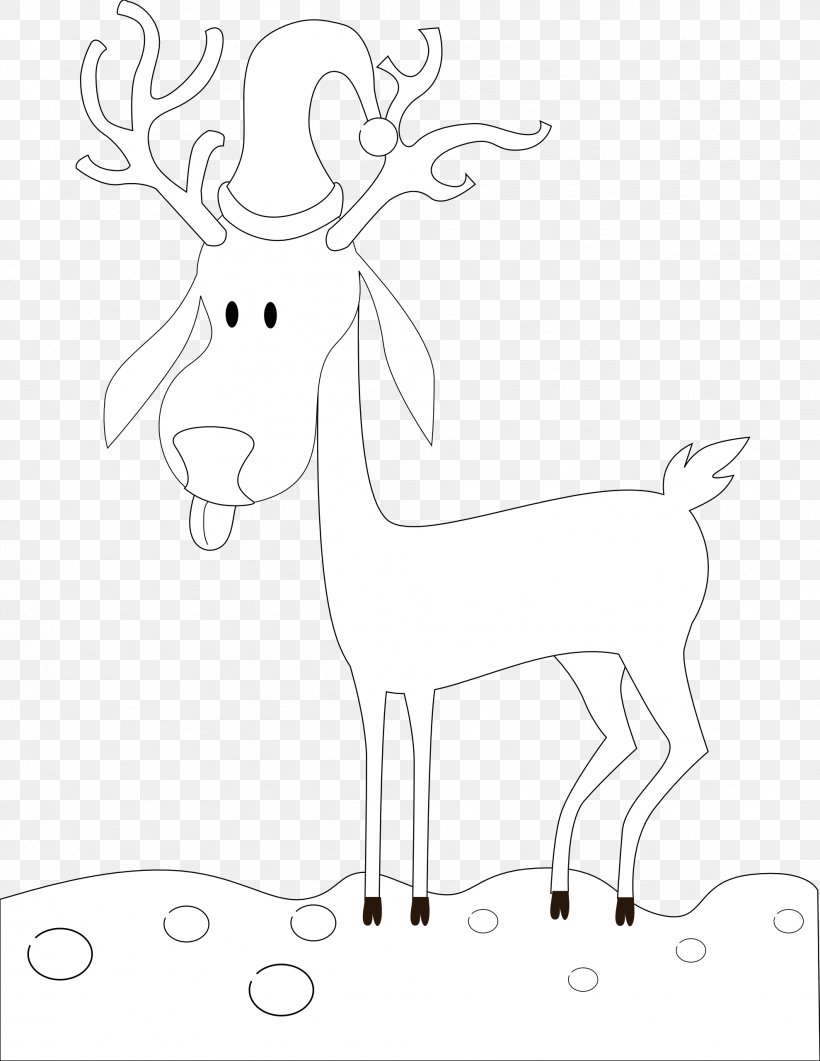 Reindeer /m/02csf Drawing Clip Art, PNG, 1979x2562px, Reindeer, Antler, Area, Artwork, Black And White Download Free