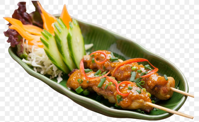 Yakitori Satay Shashlik Shish Taouk Thai Cuisine, PNG, 809x505px, Yakitori, Animal Source Foods, Asian Food, Brochette, Cuisine Download Free