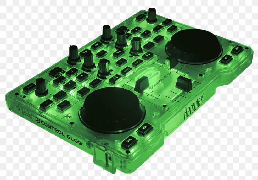Audio Mixers DJ Controller Disc Jockey Hercules DJControl Glow Hercules DJControl Instinct, PNG, 1000x699px, Watercolor, Cartoon, Flower, Frame, Heart Download Free