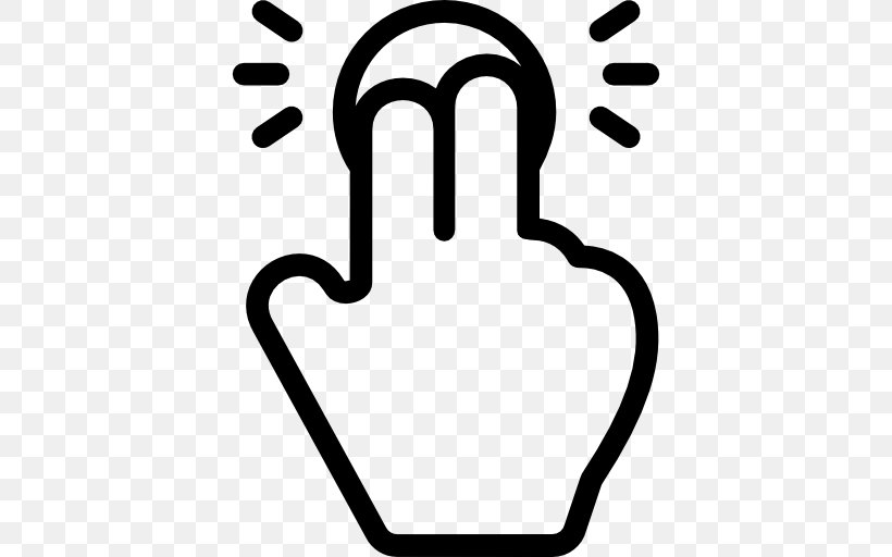 Computer Mouse Thumb Gesture Hand, PNG, 512x512px, Computer Mouse, Black And White, Cursor, Finger, Gesture Download Free