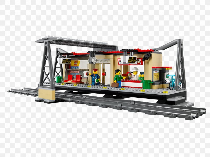 LEGO 60050 City Train Station Lego City, PNG, 2400x1799px, Train, Commuter Station, Construction Set, Detsky Mir, Lego Download Free