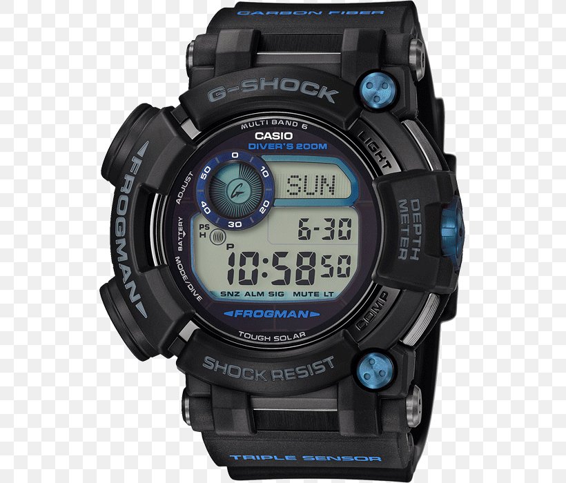 Master Of G Casio G-Shock Frogman Diving Watch, PNG, 700x700px, Master Of G, Brand, Casio, Casio Gshock Frogman, Depth Gauge Download Free