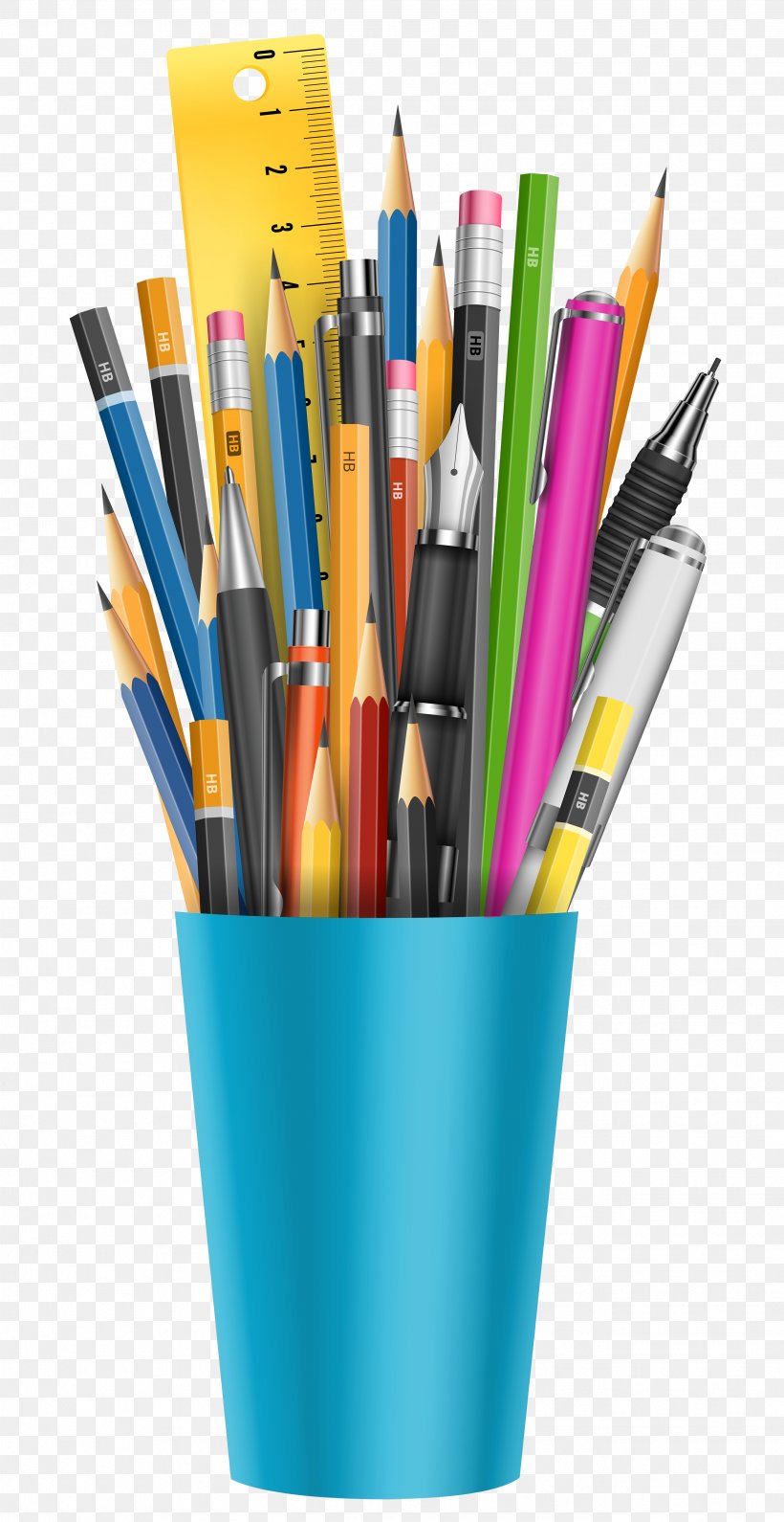 Pen & Pencil Cases Glass Marker Pen, PNG, 2636x5114px, Pen, Blue Pencil, Colored Pencil, Cup, Glass Download Free