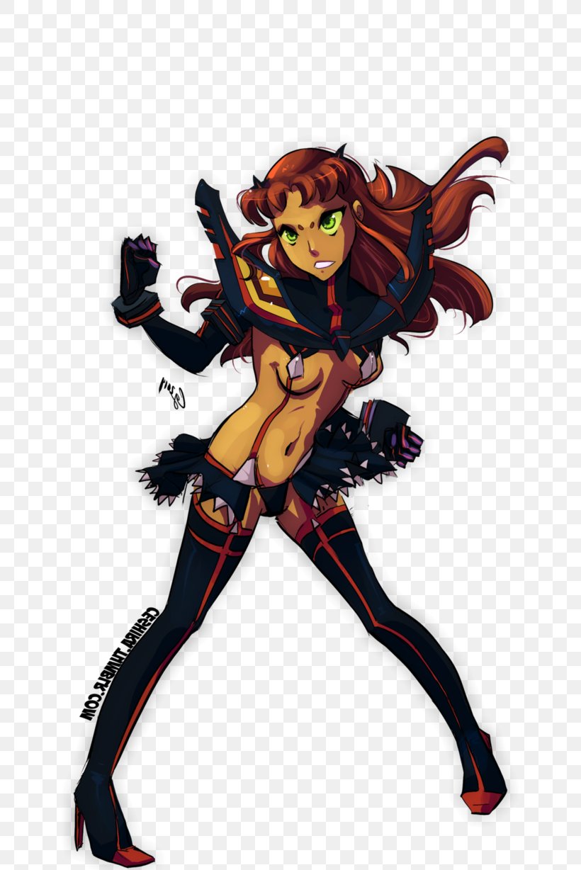 Starfire Raven Cyborg Robin Teen Titans, PNG, 650x1228px, Watercolor, Cartoon, Flower, Frame, Heart Download Free