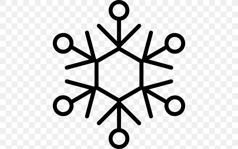 Symbol, PNG, 512x512px, Symbol, Black And White, Line Art, Snow, Snowflake Download Free