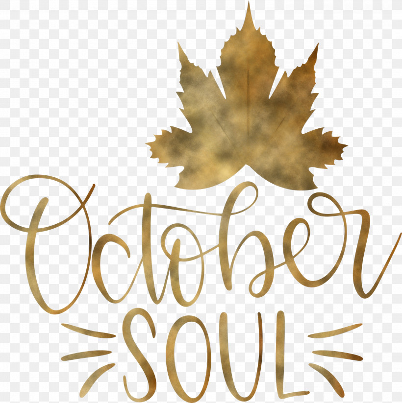 October Soul October, PNG, 2988x3000px, October, Biology, Leaf, Logo, Meter Download Free