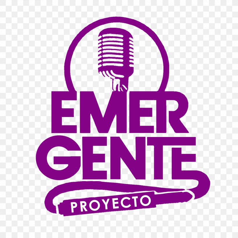 Emergent Club Radio Emergente Logo Microphone Clip Art, PNG, 1296x1296px, Logo, Area, Audio, Bar, Brand Download Free