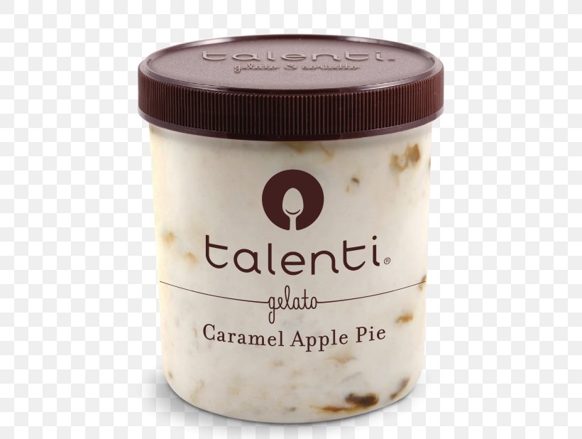 Ice Cream Apple Pie Gelato Fudge, PNG, 498x618px, Cream, Apple, Apple Pie, Butter, Caramel Download Free