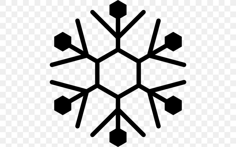 Snowflake Hexagon, PNG, 512x512px, Snowflake, Black, Black And White, Cloud, Drawing Download Free