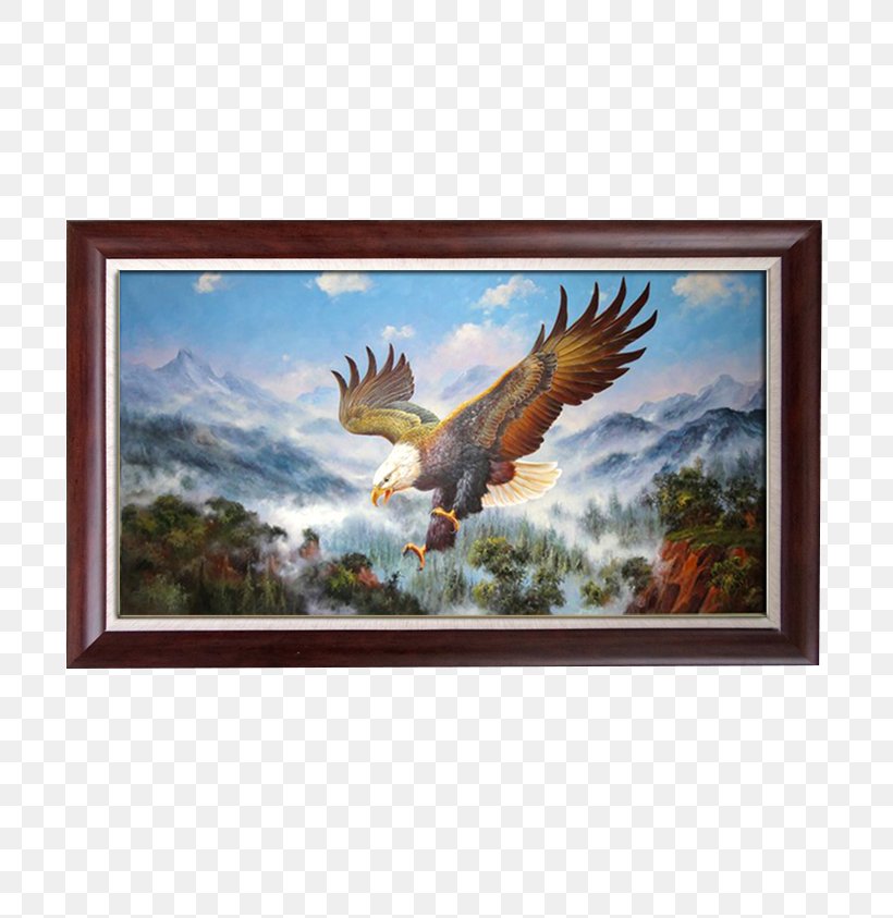 Painting Eagle Picture Frame, PNG, 800x843px, Painting, Art, Bird, Bird Of Prey, Drawing Download Free