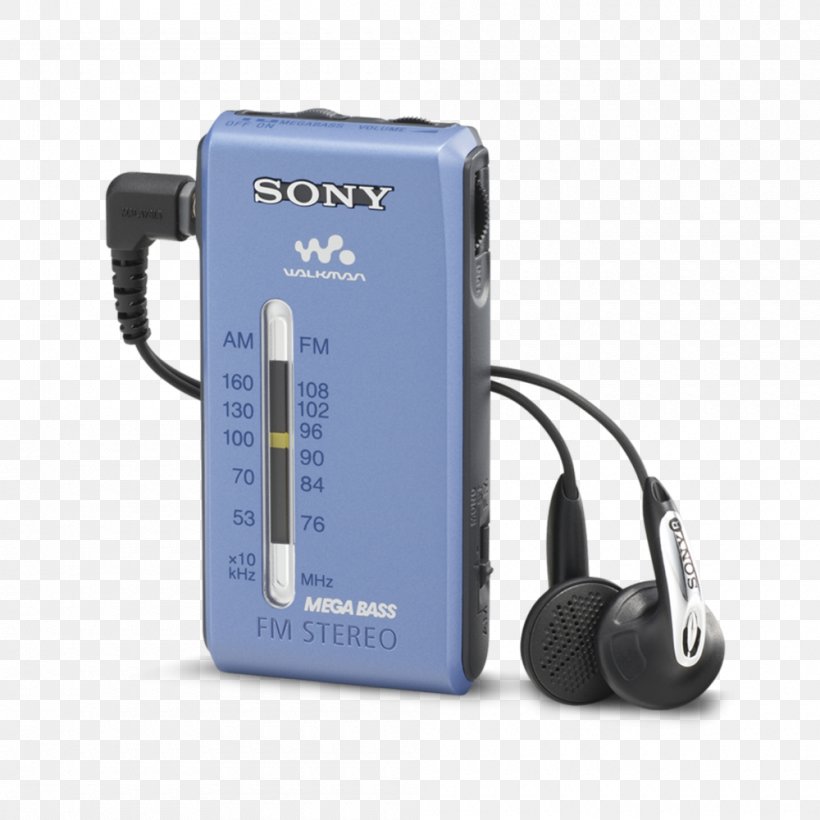 Radio Sony Walkman SRF-S84/L FM Broadcasting, PNG, 1000x1000px, Radio, Am Broadcasting, Amplitude Modulation, Analog Signal, Audio Download Free