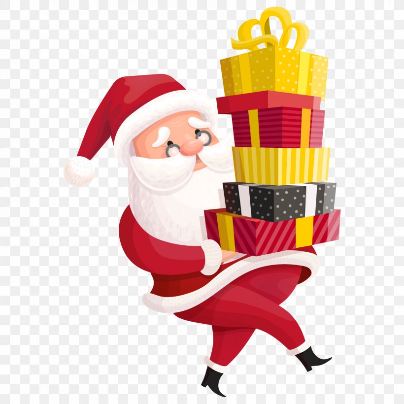 Santa Claus Village Christmas Day Vector Graphics Illustration, PNG, 1800x1800px, Santa Claus, Cartoon, Christmas, Christmas Day, Christmas Decoration Download Free