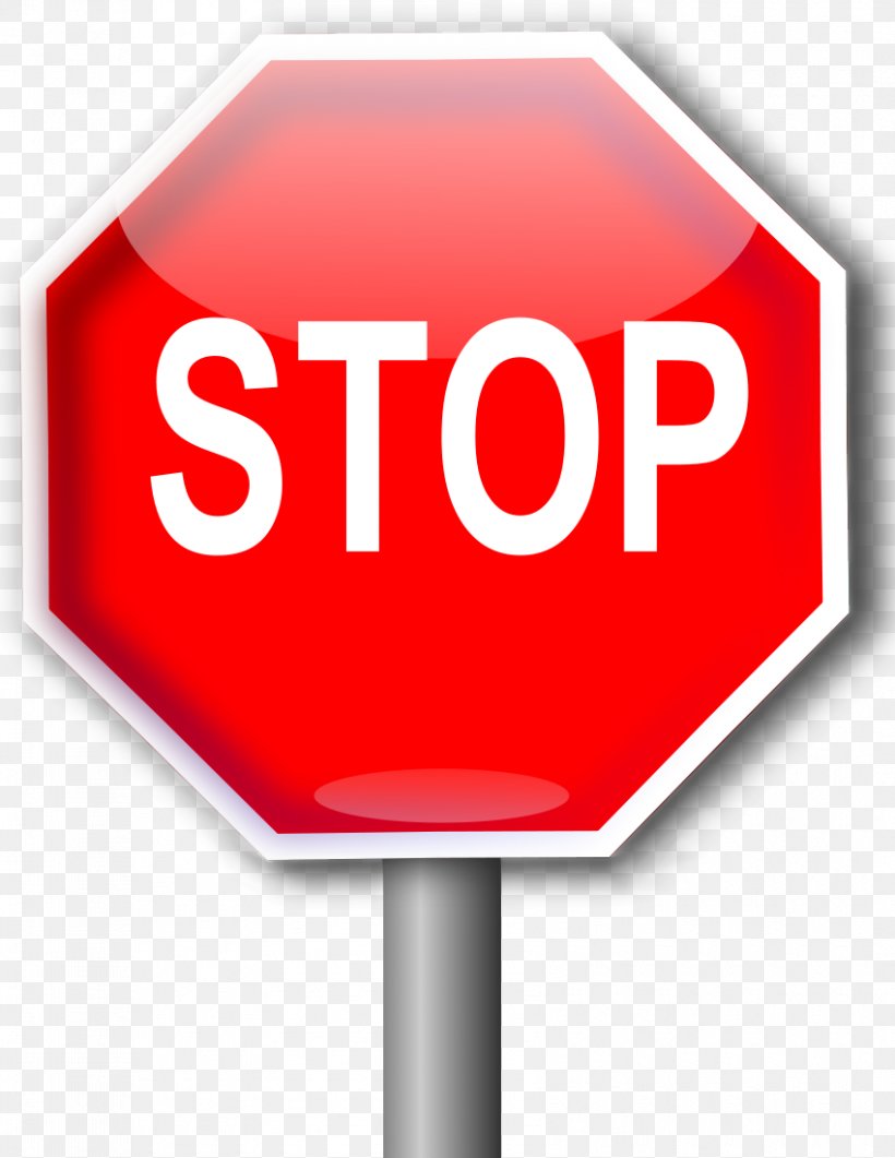 Stop Sign Clip Art, PNG, 850x1100px, Stop Sign, Brand, Public Domain, Red, Royaltyfree Download Free