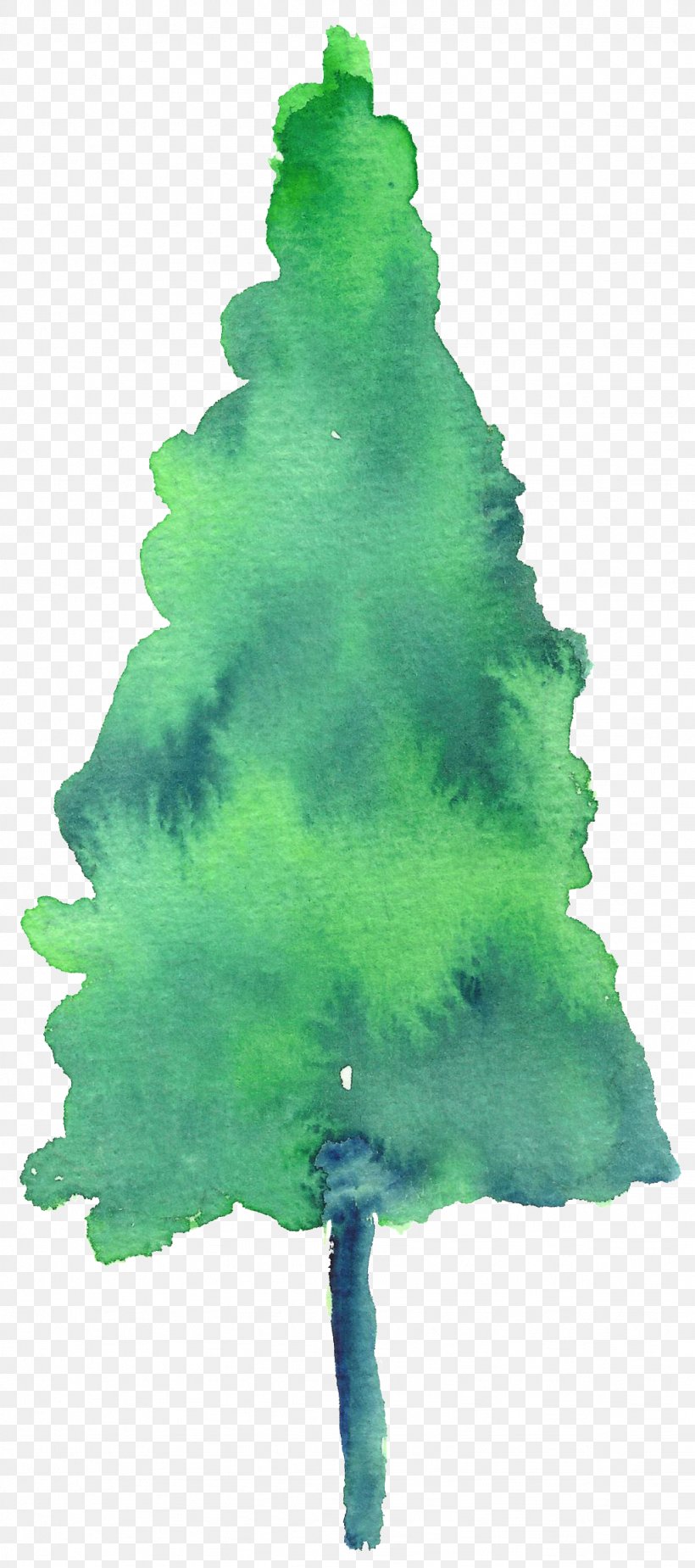 Christmas Tree Christmas Day Watercolor Painting Spruce Pine, PNG, 1024x2309px, Christmas Tree, Christmas Day, Christmas Decoration, Christmas Graphics, Christmas Ornament Download Free