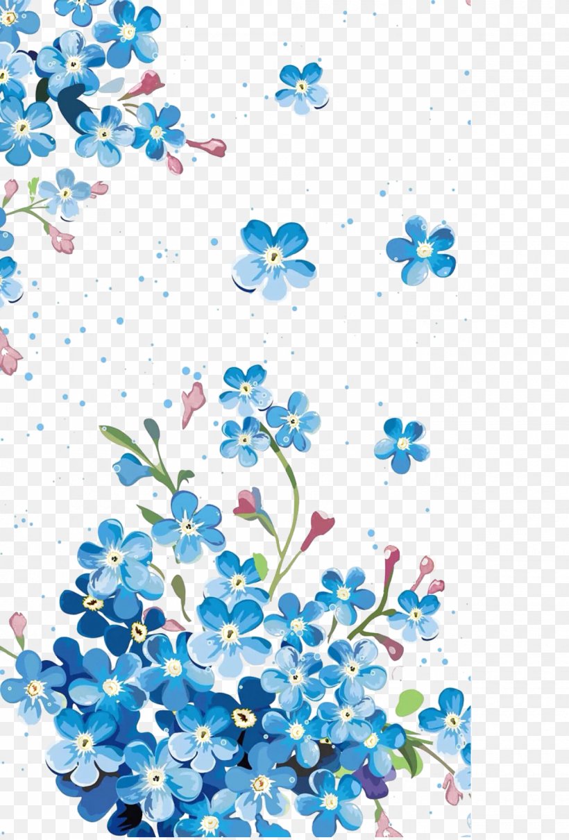 Flower Photography Illustration, PNG, 1240x1831px, Flower, Android, Art, Blue, Branch Download Free