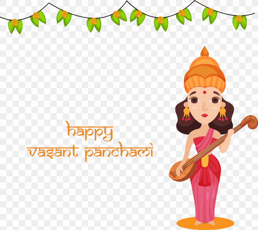 Vasant Panchami Basant Panchami Saraswati Puja, PNG, 3000x2677px, Vasant Panchami, Baby Products, Basant Panchami, Cartoon, Saraswati Puja Download Free
