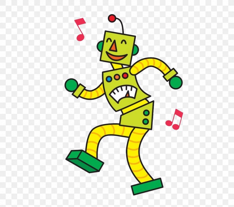 Disco Robot Dancer Cartoon, PNG, 1000x887px, Watercolor, Cartoon, Flower, Frame, Heart Download Free