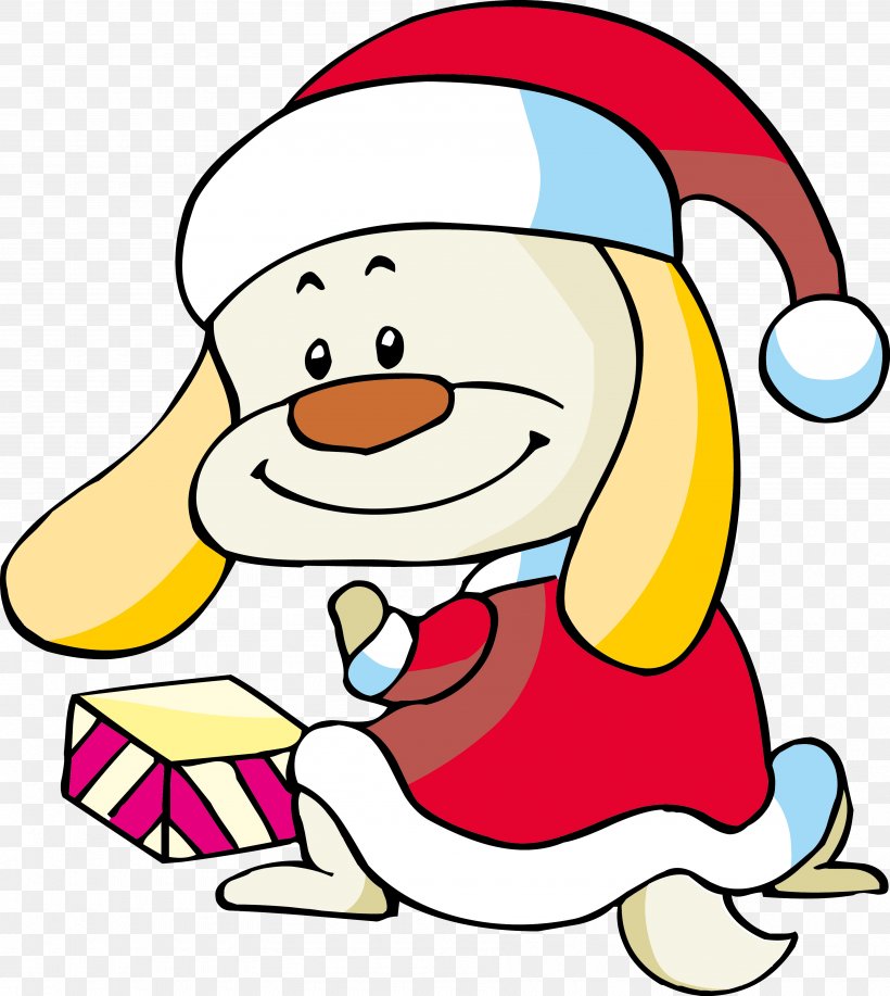 Dog Christmas Clip Art, PNG, 3590x4016px, Dog, Area, Art, Artwork, Beak Download Free