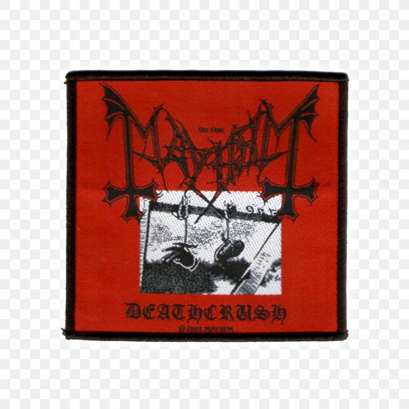 Mayhem Deathcrush Black Metal Deathlike Silence Productions Album, PNG, 1000x1000px, Mayhem, Album, Black Metal, Brand, De Mysteriis Dom Sathanas Download Free