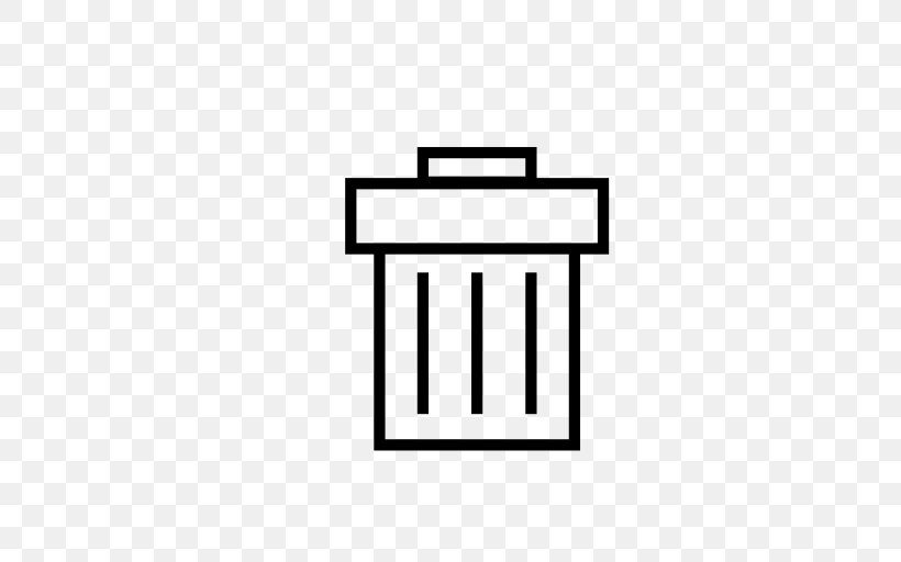 Rubbish Bins & Waste Paper Baskets Recycling Bin, PNG, 512x512px, Rubbish Bins Waste Paper Baskets, Area, Black And White, Container, Drawing Download Free