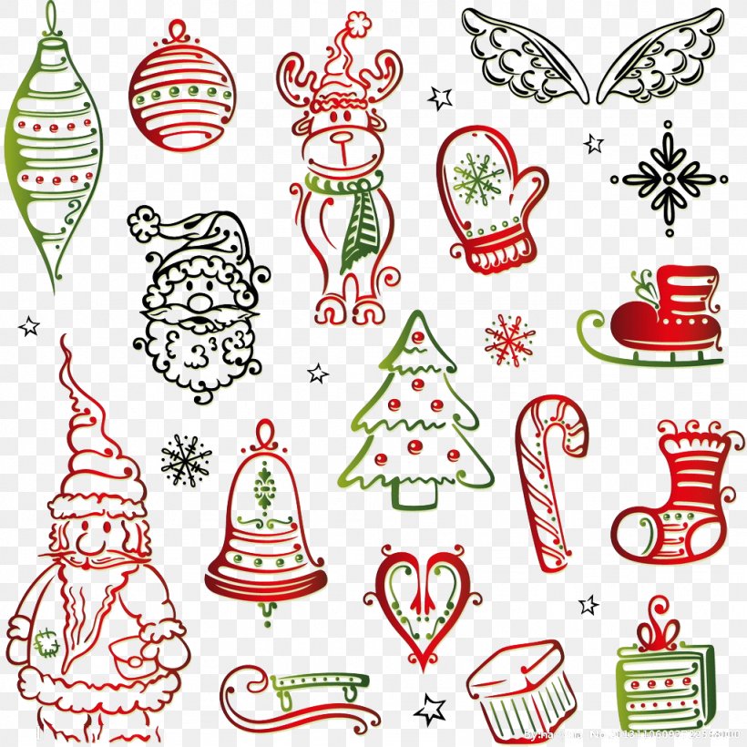 Santa Claus Christmas Tree Clip Art, PNG, 1024x1024px, Santa Claus, Area, Art, Christmas, Christmas Card Download Free