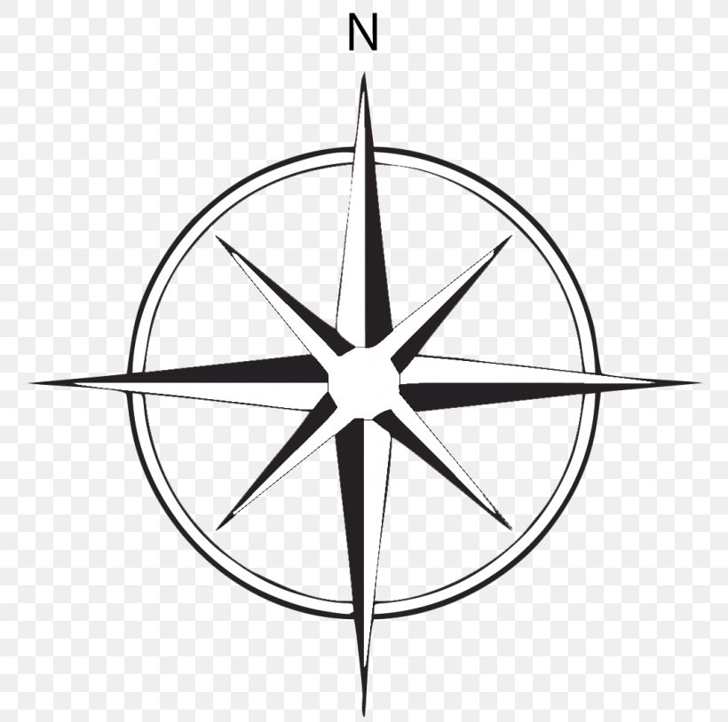 North Compass Rose Royalty-free, PNG, 768x814px, North, Area, Artwork, Black And White, Cardinal Direction Download Free
