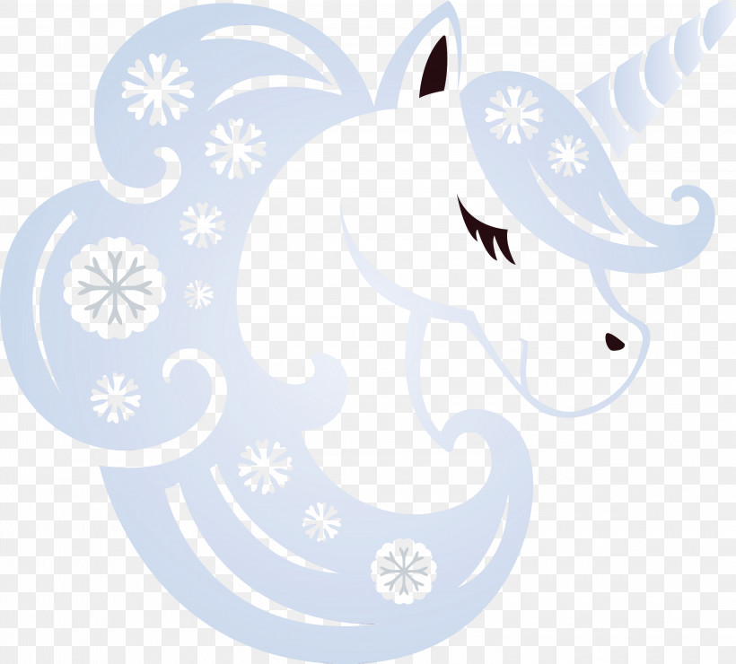 White, PNG, 3000x2709px, Unicorn, Paint, Watercolor, Wet Ink, White Download Free