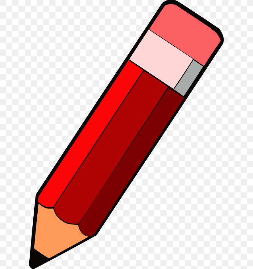 Colored Pencil Clip Art, PNG, 631x870px, Pencil, Color, Colored Pencil, Rectangle, Red Download Free