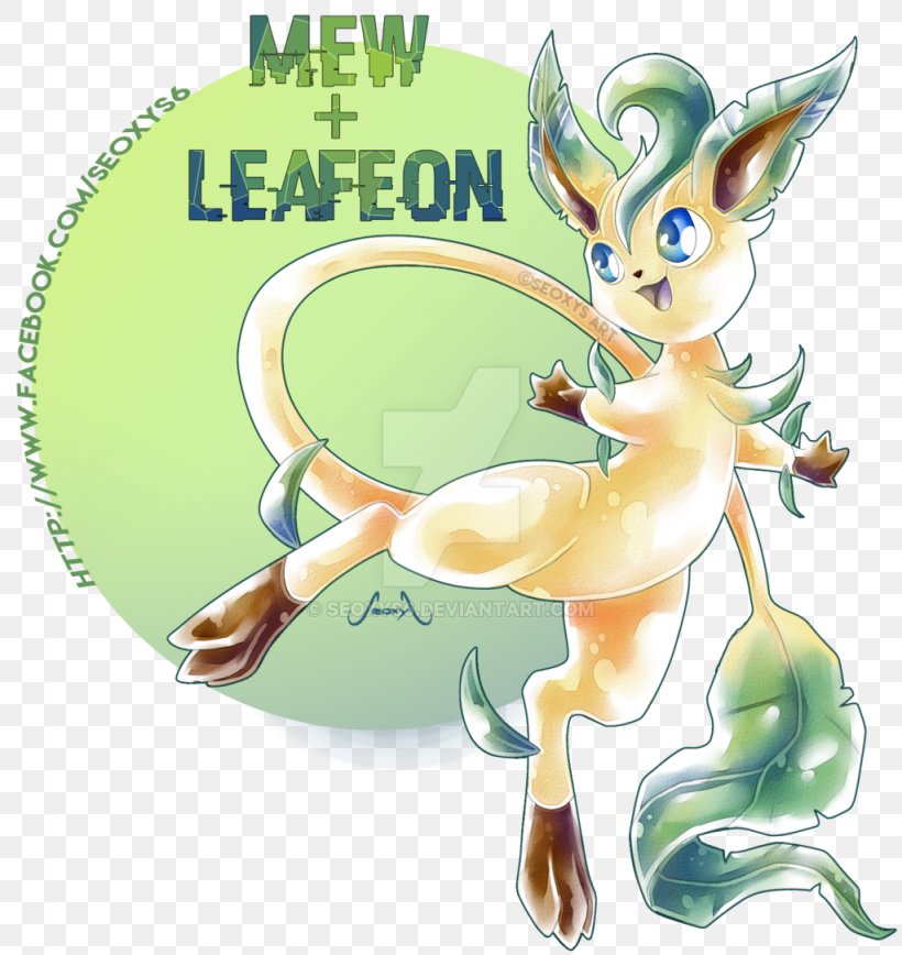 Leafeon Eevee Mew Glaceon Vaporeon, PNG, 1024x1085px, Leafeon, Art, Cartoon, Deer, Deviantart Download Free