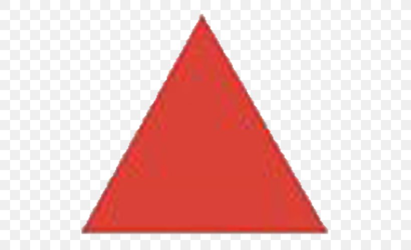 Triangle Clip Art, PNG, 500x500px, Triangle, Area, Cone, Red, Red Triangle Download Free
