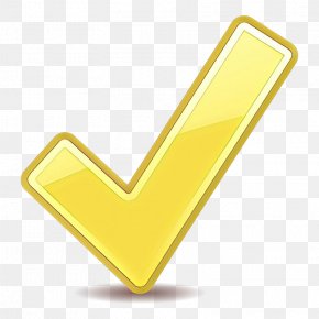 Symbol Yellow - Arrow PNG