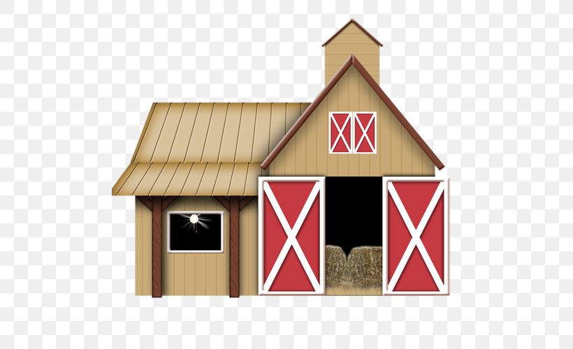Barn Farm Cattle Pen Clip Art, PNG, 500x500px, Barn, Birthday, Building, Cattle, Door Download Free