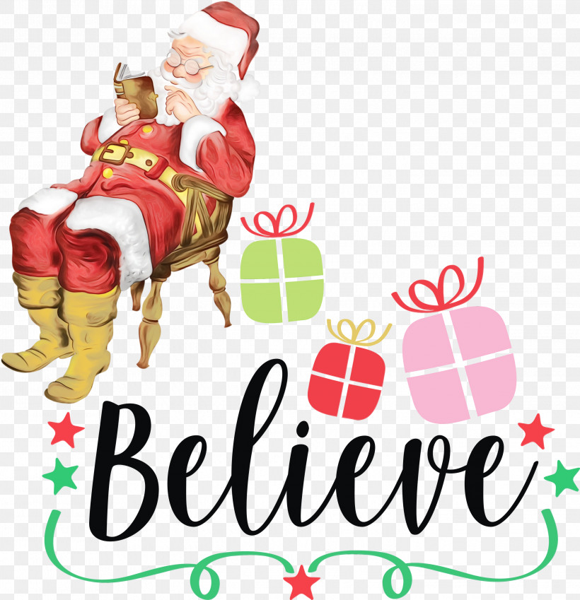 Christmas Day, PNG, 2896x3000px, Believe, Christmas, Christmas Day, Christmas Ornament, Cricut Download Free