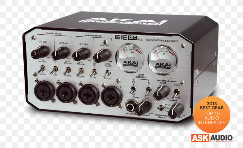 Digital Audio Akai EIE Pro Microphone Professional Audio Sound Cards & Audio Adapters, PNG, 800x500px, Digital Audio, Audio, Audio Equipment, Bit, Electronic Instrument Download Free