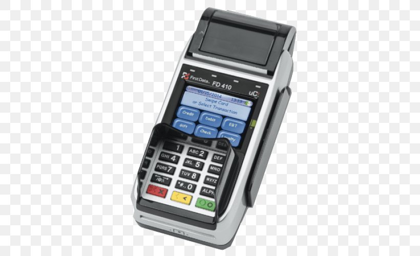 EMV Payment Terminal First Data Credit Card Wireless, PNG, 500x500px, Emv, Bank, Card Reader, Computer Terminal, Credit Card Download Free