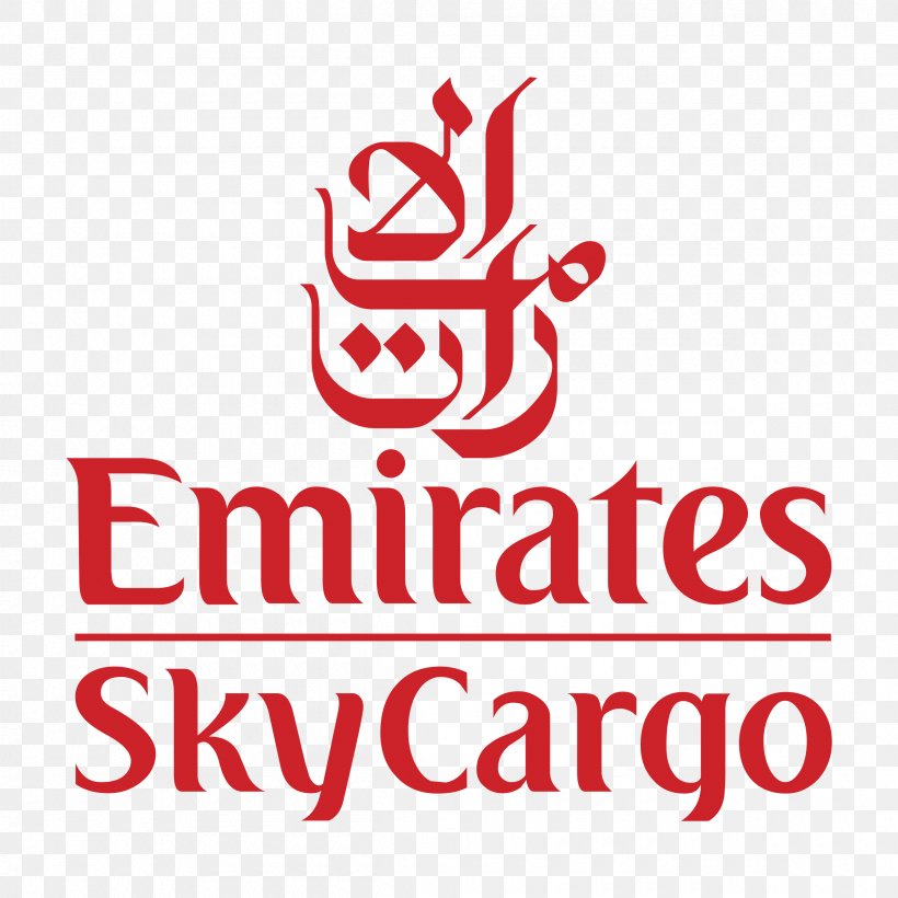 Logo Emirates SkyCargo Airline Vector Graphics, PNG, 2400x2400px, Logo, Airline, Area, Brand, Drawing Download Free