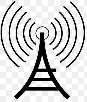 Radio - Radio Telecommunications Tower Broadcasting Clip Art PNG