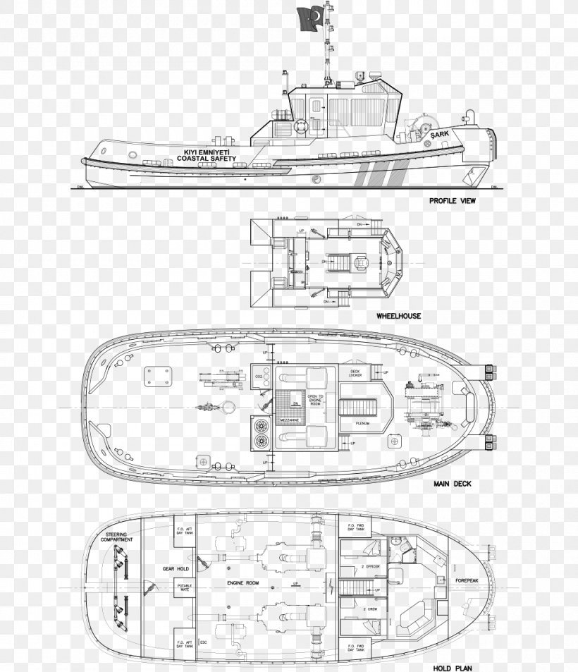 Technical Drawing Naval Architecture Boat Design Diagram, PNG