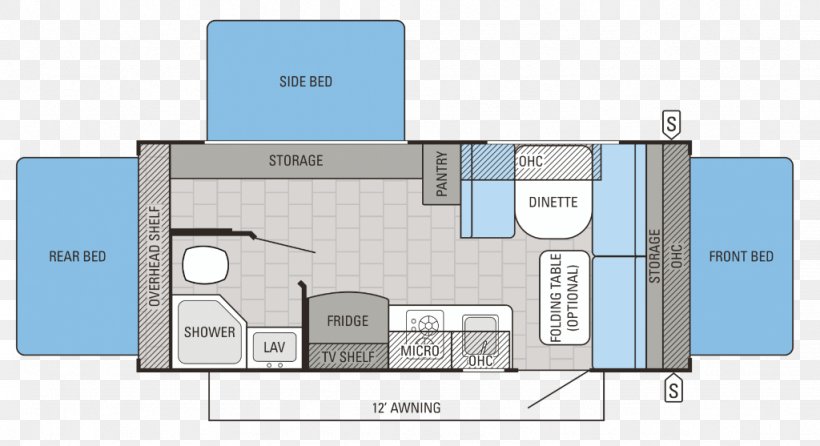 Jayco, Inc. Campervans Caravan Trailer, PNG, 1024x557px, Jayco Inc, Area, Bed, Campervans, Camping Download Free