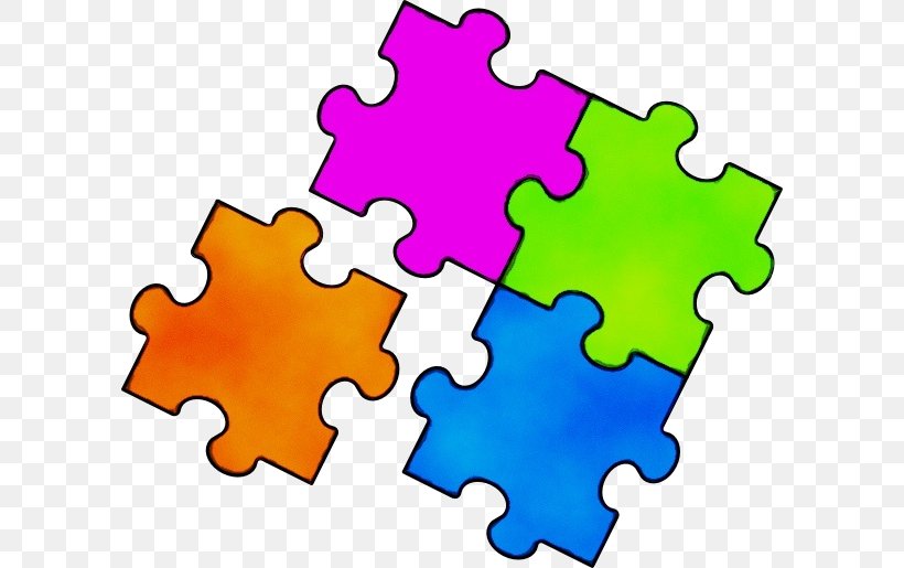 Jigsaw Puzzle, PNG, 600x515px, Watercolor, Jigsaw Puzzle, Paint, Wet Ink Download Free