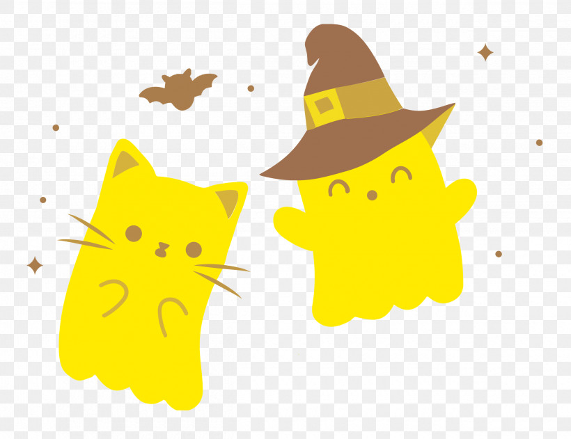 Spooky Halloween, PNG, 2500x1926px, Spooky Halloween, Cartoon, Cat, Catlike, Character Download Free