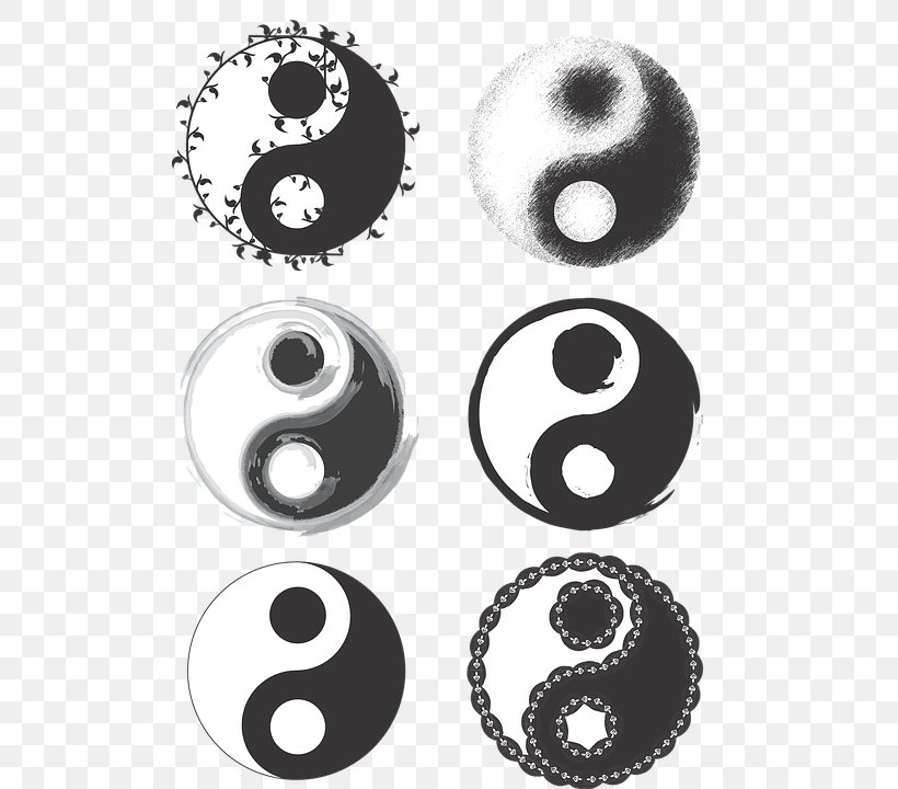 Yin And Yang Symbol Taoism, PNG, 505x720px, Yin And Yang, Bagua, Black And White, Body Jewelry, Drawing Download Free