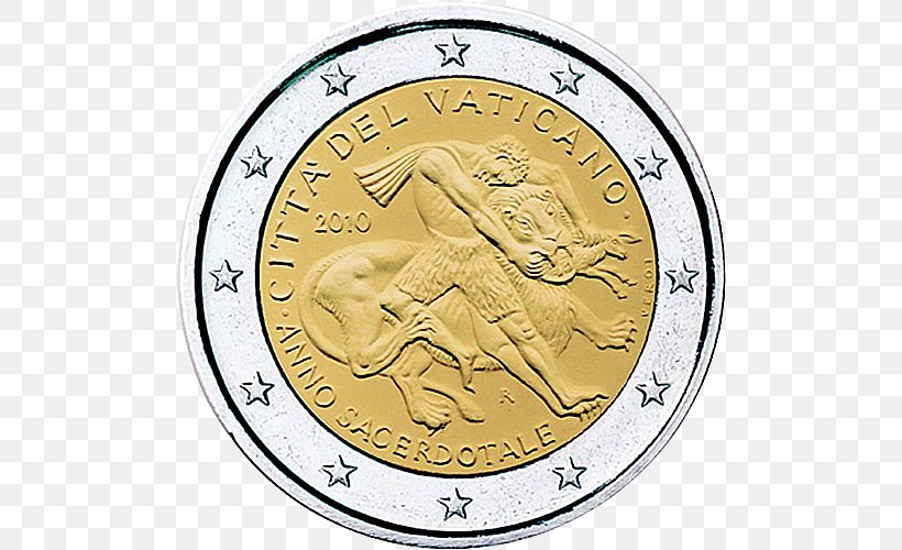 2 Euro Coin Vatican City 2 Euro Commemorative Coins, PNG, 500x500px, 2 Euro Coin, 2 Euro Commemorative Coins, Coin, Commemorative Coin, Currency Download Free